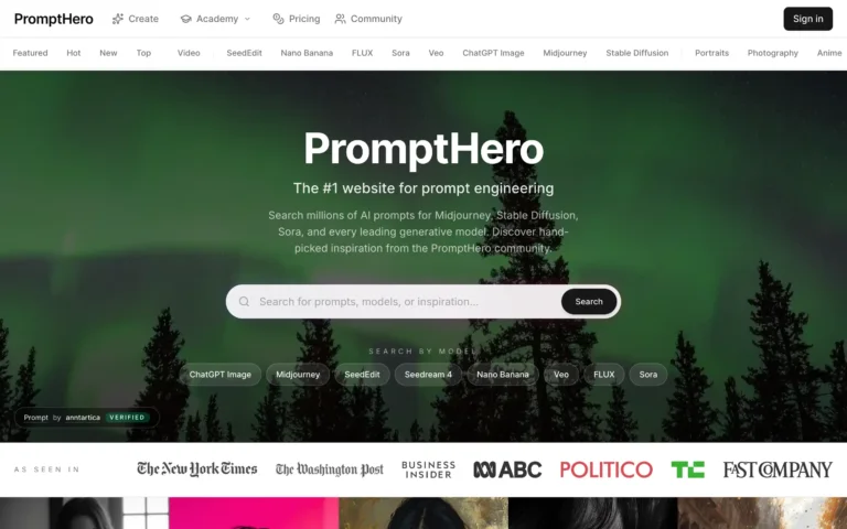 PromptHero: The #1 AI Prompt Search Engine & Marketplace
