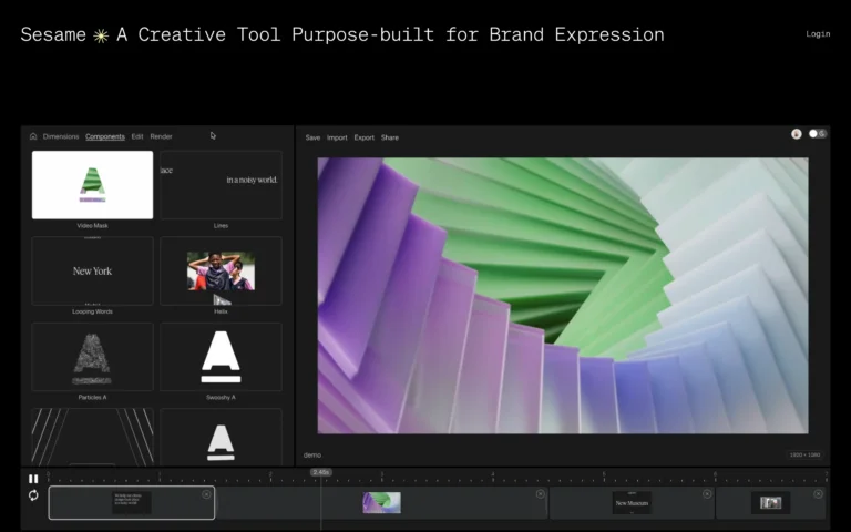 Sesame: A Creative Platform for Scalable Brand Expression