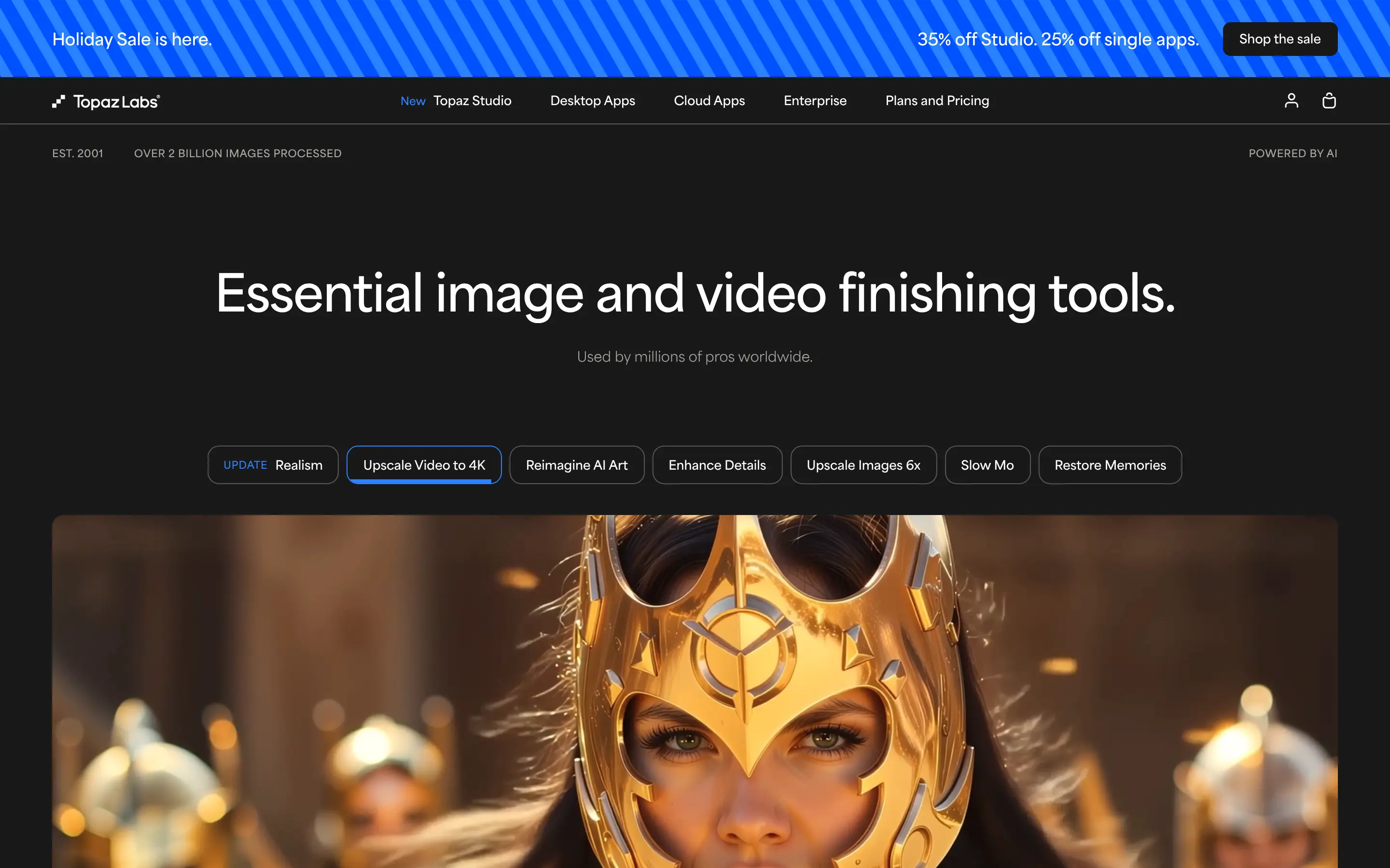 Topaz Labs image and video enhancement tools