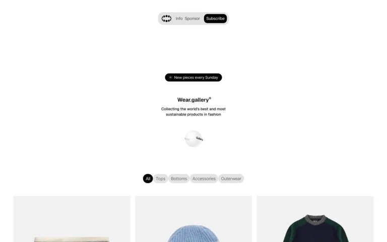 Wear.Gallery: Curated Sustainable Fashion Gallery